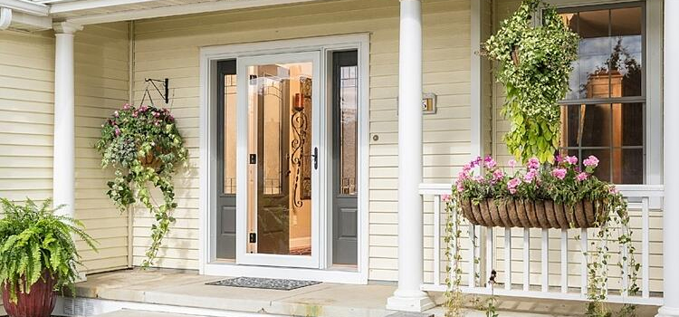 screen door installation in Roseville
